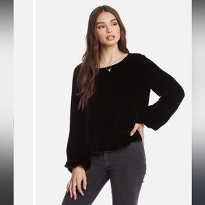 Chaser Velvet Blouse